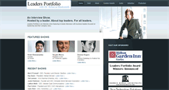 Desktop Screenshot of leadersportfolio.com